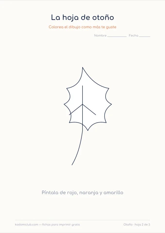 El álbum del otoño, hoja 2