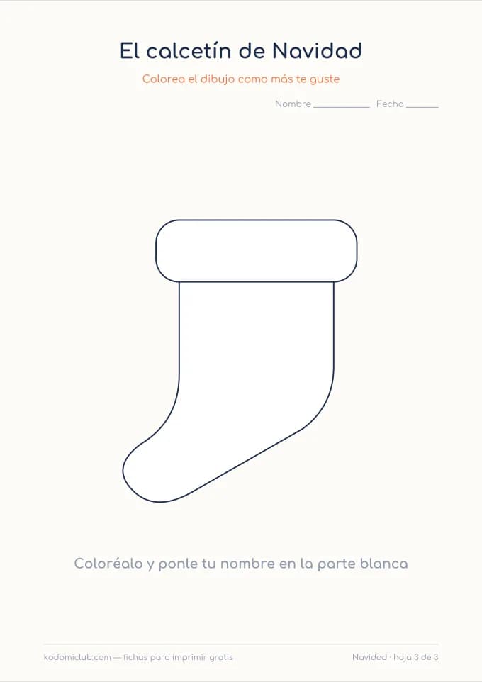 Los adornos del árbol, hoja 3