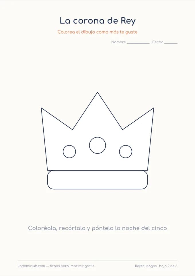 La carta a los Reyes Magos, hoja 2