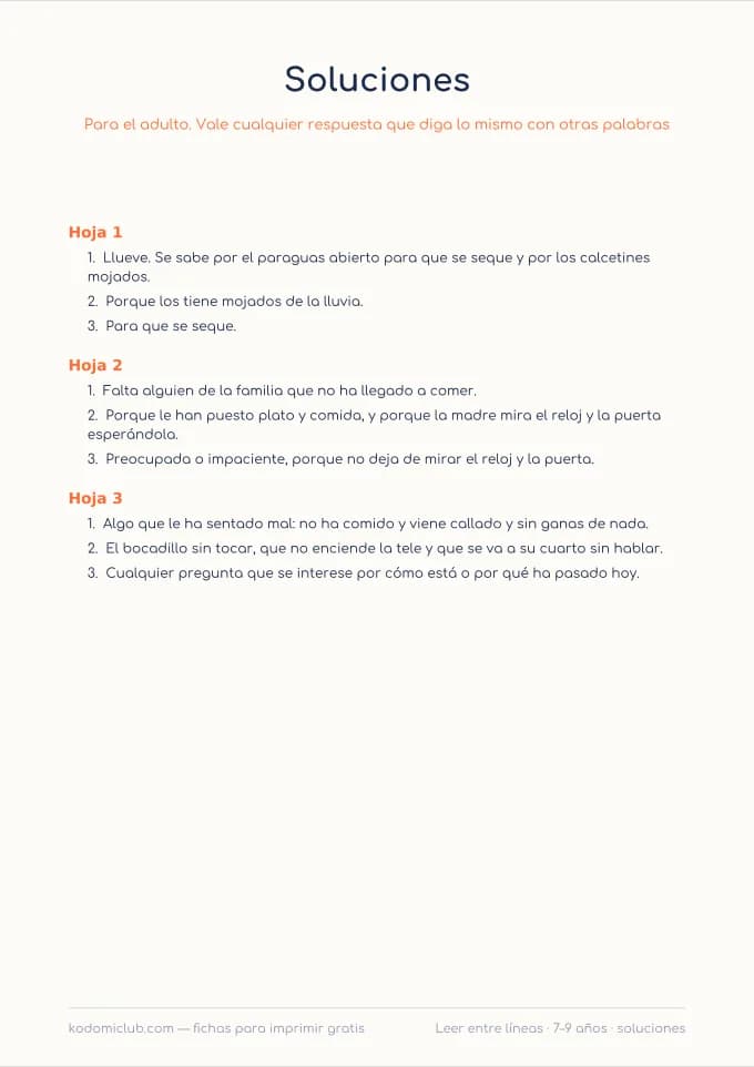 Leer entre líneas, hoja 4