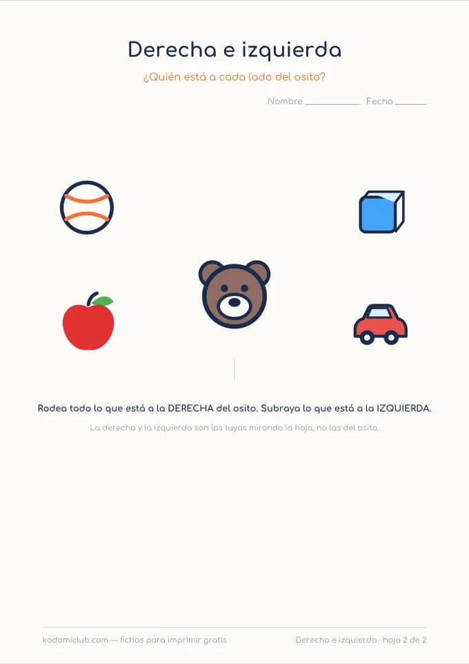 La derecha y la izquierda, hoja 2