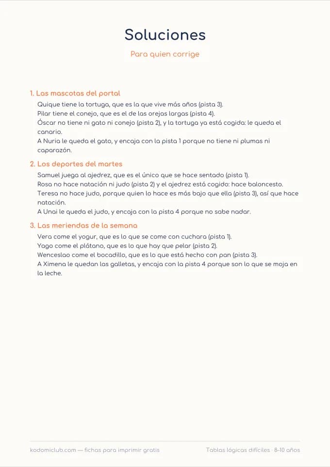 Tablas lógicas difíciles, hoja 4